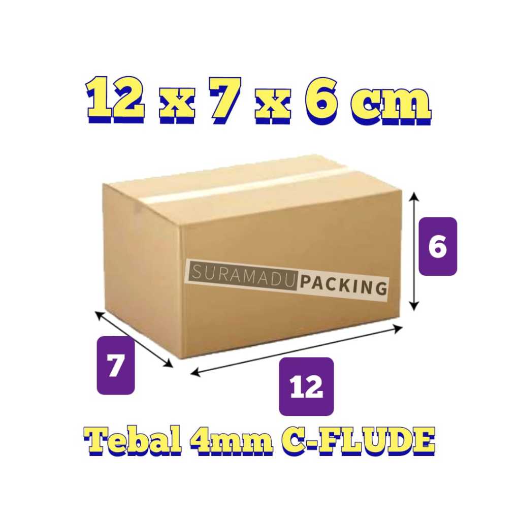 

Kardus box karton packing 12x7x6 cm Packing Polos dan Tebal 4mm C FLUDE
