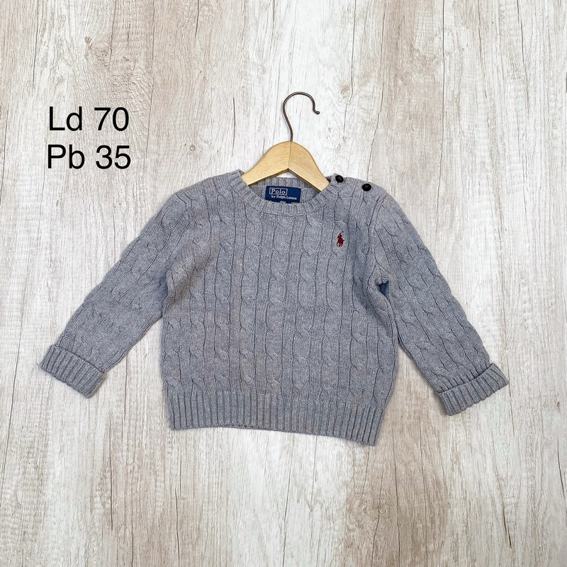 sweater rajut anak preloved polo ralph lauren