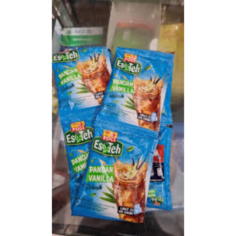 

es teh pandan vanila selasih perenceng isi 10 sachet @24gram