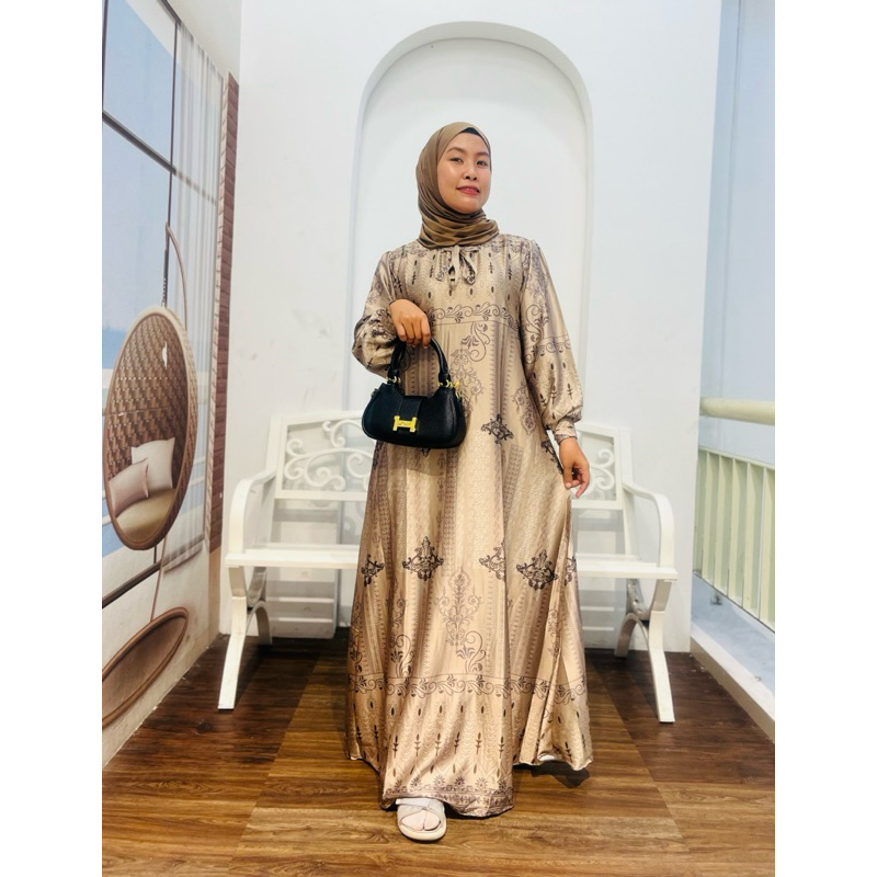 Gamis armany silk premium sutra