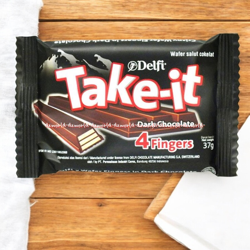 

Delfi Take it 35gr Coklat Hitam Yoghurt Berry Coklat Strawberry Dengan Wafer Salut