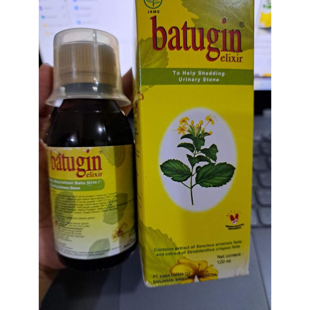 batugin sirup elixir 120 ml obat ginjal dan batu saluran kemih