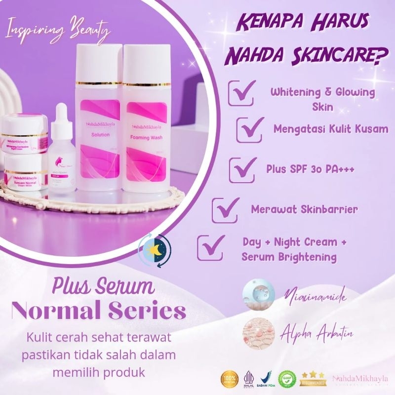 (ORIGINAL) PAKET LENGKAP NAHDA SKINCARE ORIGINAL - CREAM NAHDA SKINCARE - JUAL NAHDA SKINCARE BEKASI