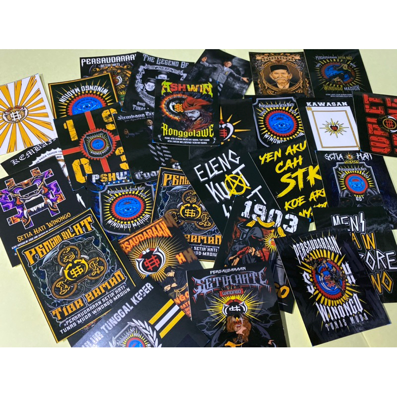 

(30pcs) stiker PACK PSHW / WINONGO anti air