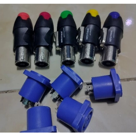 5set JACK SPEAKON NEUTRIK+SOKET SPIKON 5SET JAK SPIKON NEUTRIK+SOKET SPIKON