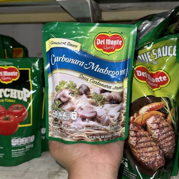 

DEL MONTE Saus Carbonara Mushroom 180gr