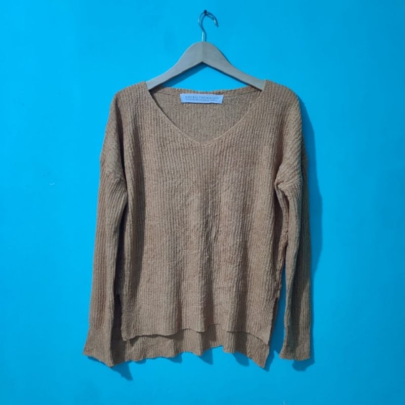 Natural Vintage GOA Knitwear Made In Japan