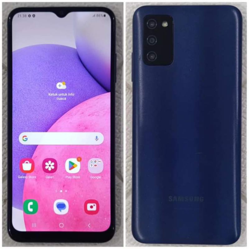 samsung a03S second 4+4/64  fullset