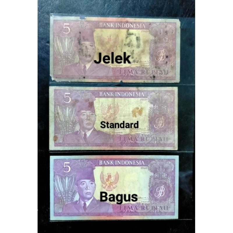 Langka 5 rupiah Sukarno 1960
