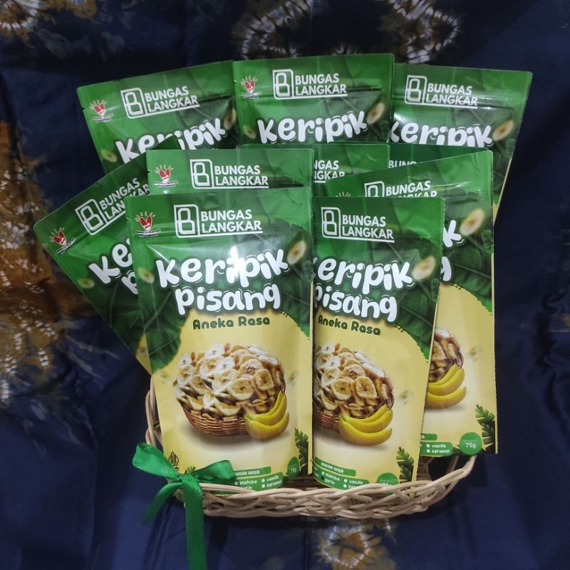 

Bungas Langkar Keripik Pisang Aneka Rasa Khusus Reseller isi 10pcs