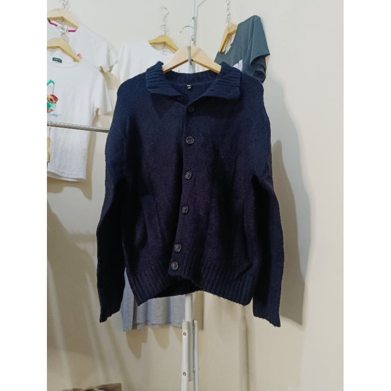 Cardigan UNIQLO HITAM