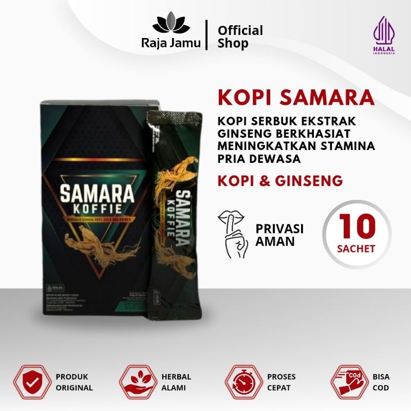 

Samara Kopi Ginseng | Kopi Samara Original | Samara Koffie | Kopi Stamina Pria Kuat Tahan Lama