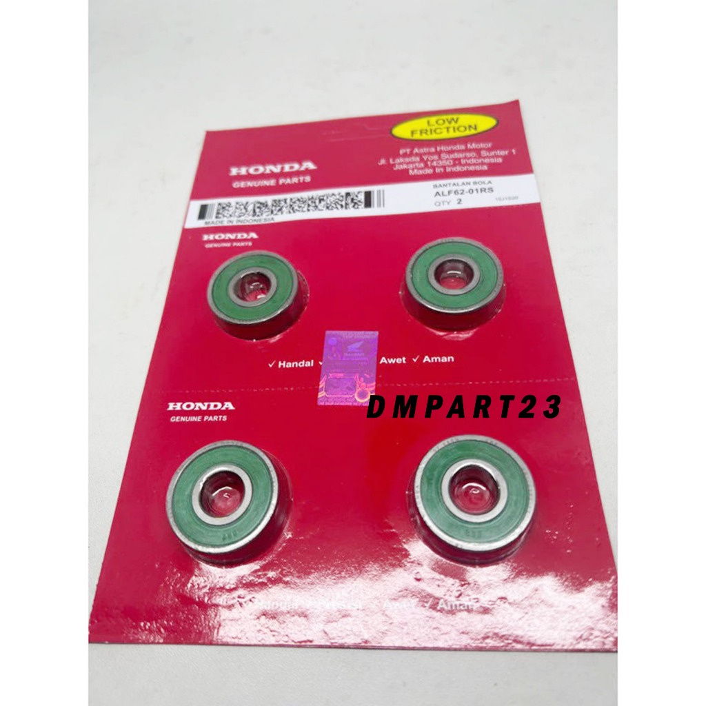 LAHER LAHAR BEARING DEPAN 6201 LAHER DEPAN BEAT, VARIO, SCOOPY, KHARISMA, SUPRA 125, REVO FI, REVO A