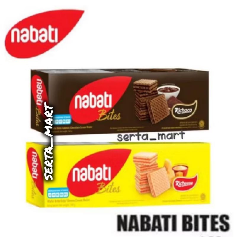 

Nabati Richeese / Richoco Wafer Box 163gr - Nabati Bites Keju / Coklat 163gr