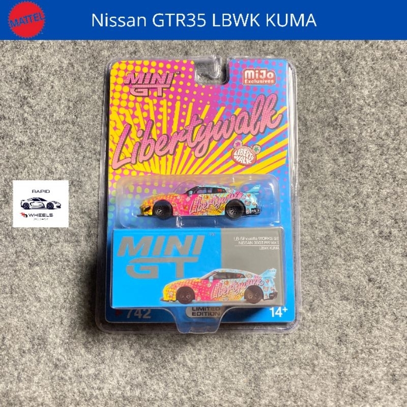 Mini GT - Nissan LBWK Kuma GTR-35 -SEALED