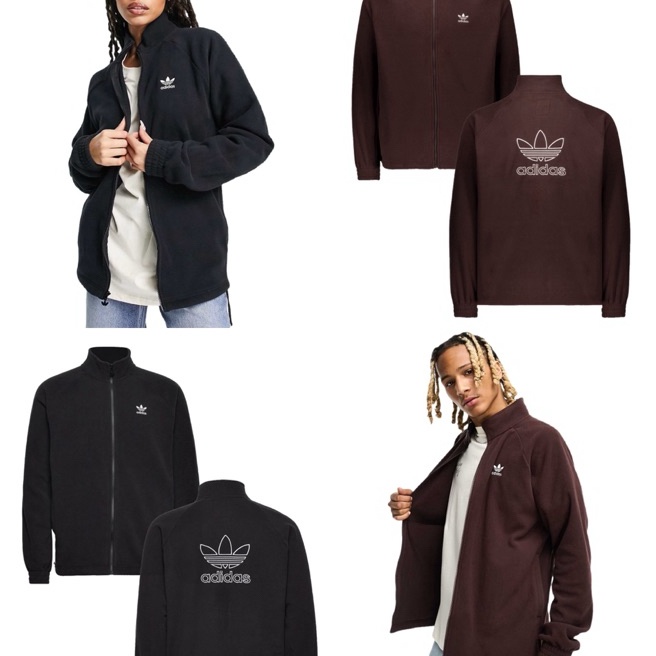 Termurah TREFOIL TEDDY FLEECE JACKET