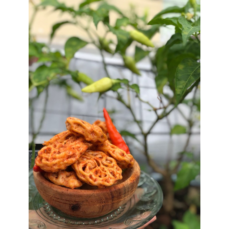 

kerupuk viral Rafael kerupuk mawar kerupuk pedo isi 1kg