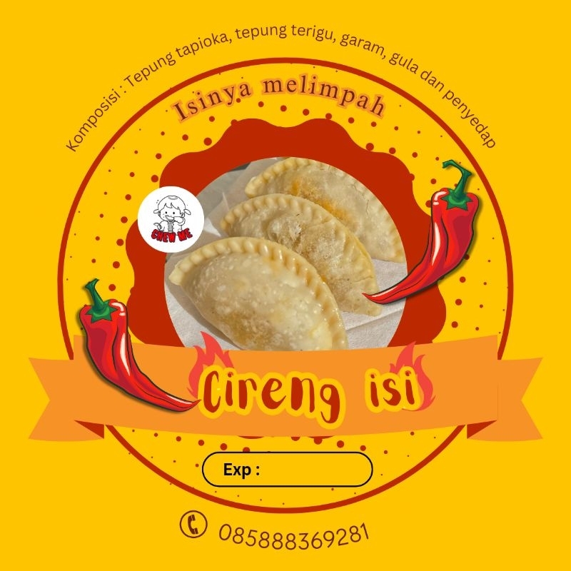 

cireng isi AYAM/JANDO mini (4PCS)