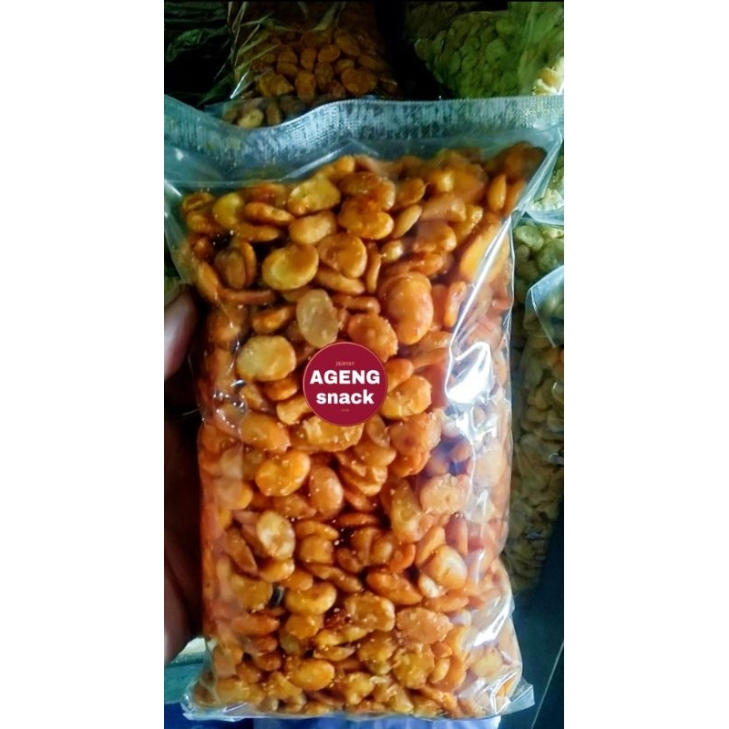 

Kacang koro pedas balado 500 gram hot spicy renyah lezat