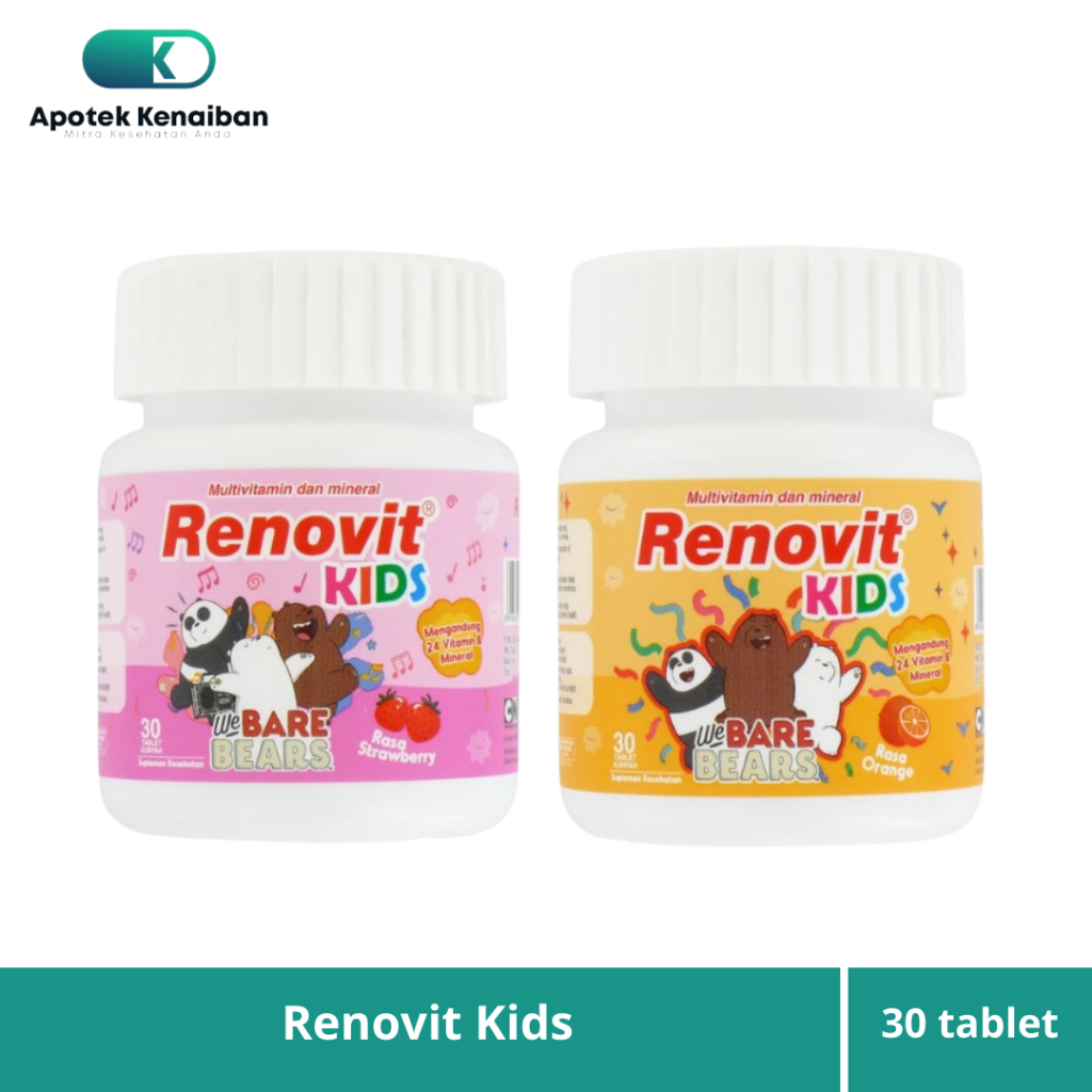 Renovit Kids 30 Tablet Kunyah / Multivitamin Anak