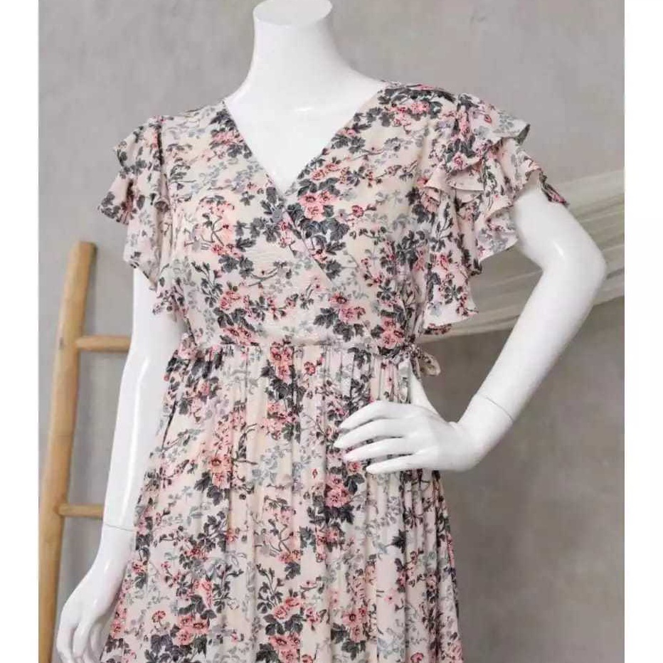 TERLARIS Daster Bumil dan Busui Kekinian Model Kimono Lengan Rempel Ongkir