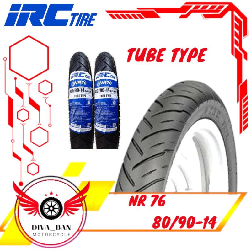 BAN TUBETYPE IRC NR 76 80/90-14