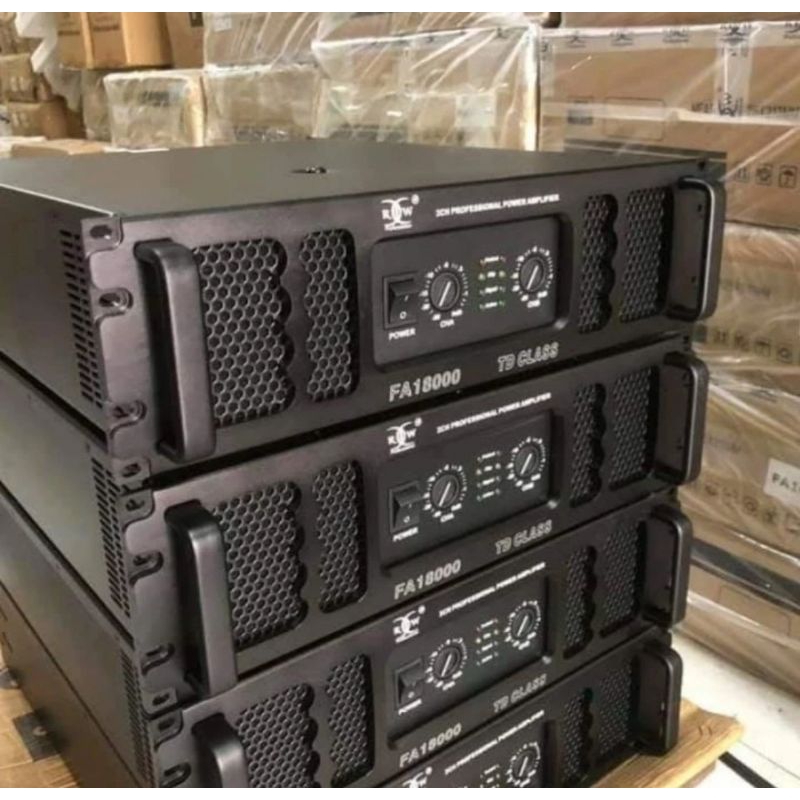 Power amplifier RDW FA18000 Original 2x2800watt class TD