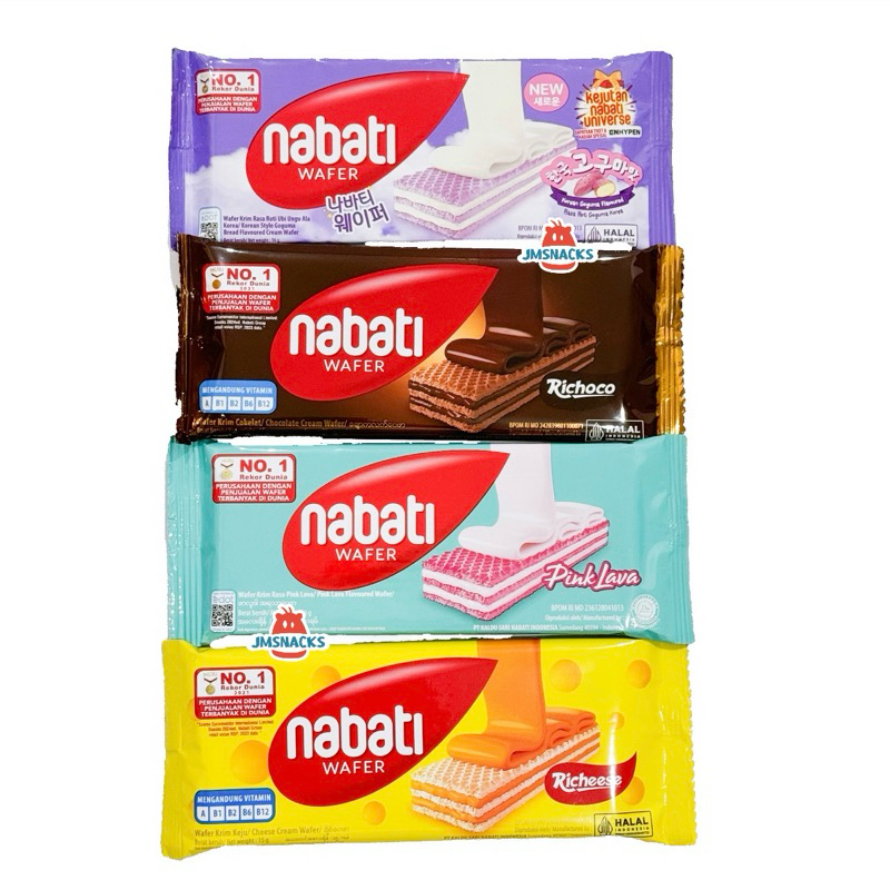 

[PROMO!!] Nabati Wafer 20gr - Wafer krim keju / krim coklat nikmat enak termurah diskon