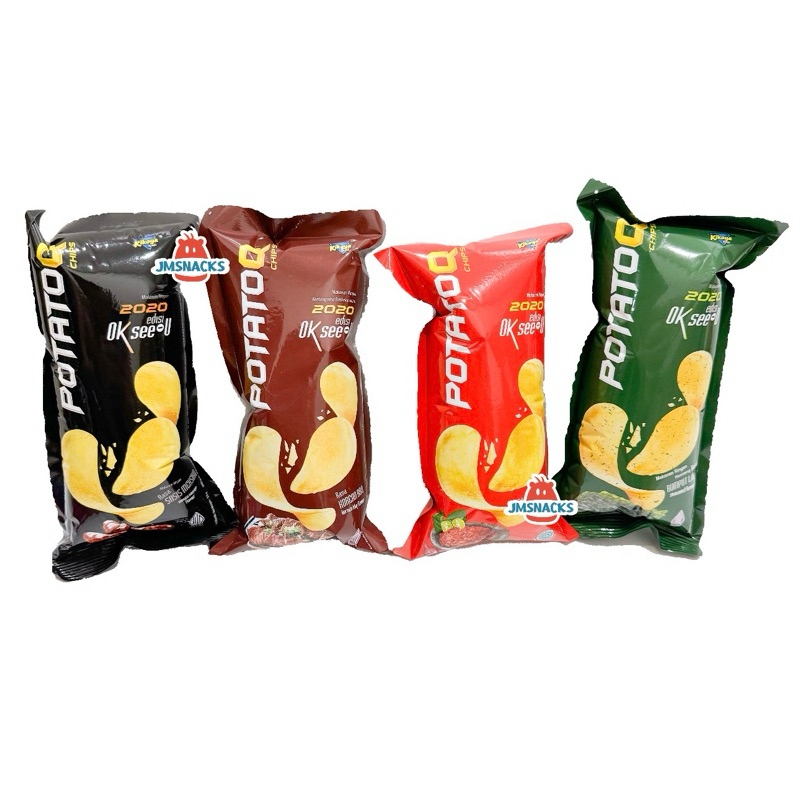 

[PROMO!!] Potato Q Chips 22gr - keripik kentang nikmat diskon murah