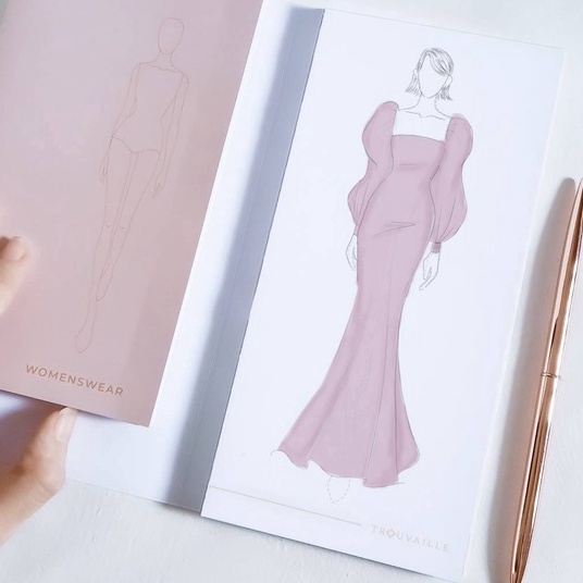 

Buruan Cek Buku Sketsa Fashion Design Marker Pad Sketchbook Fashion Design