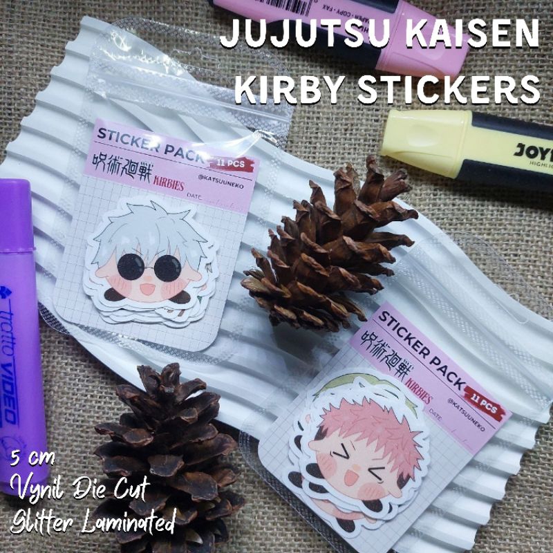 

{ISI 11} JJK ★ Jujutsu Kaisen Kirby Sticker ★ Stiker JJK ★ Anime Merch by Katsuuneko