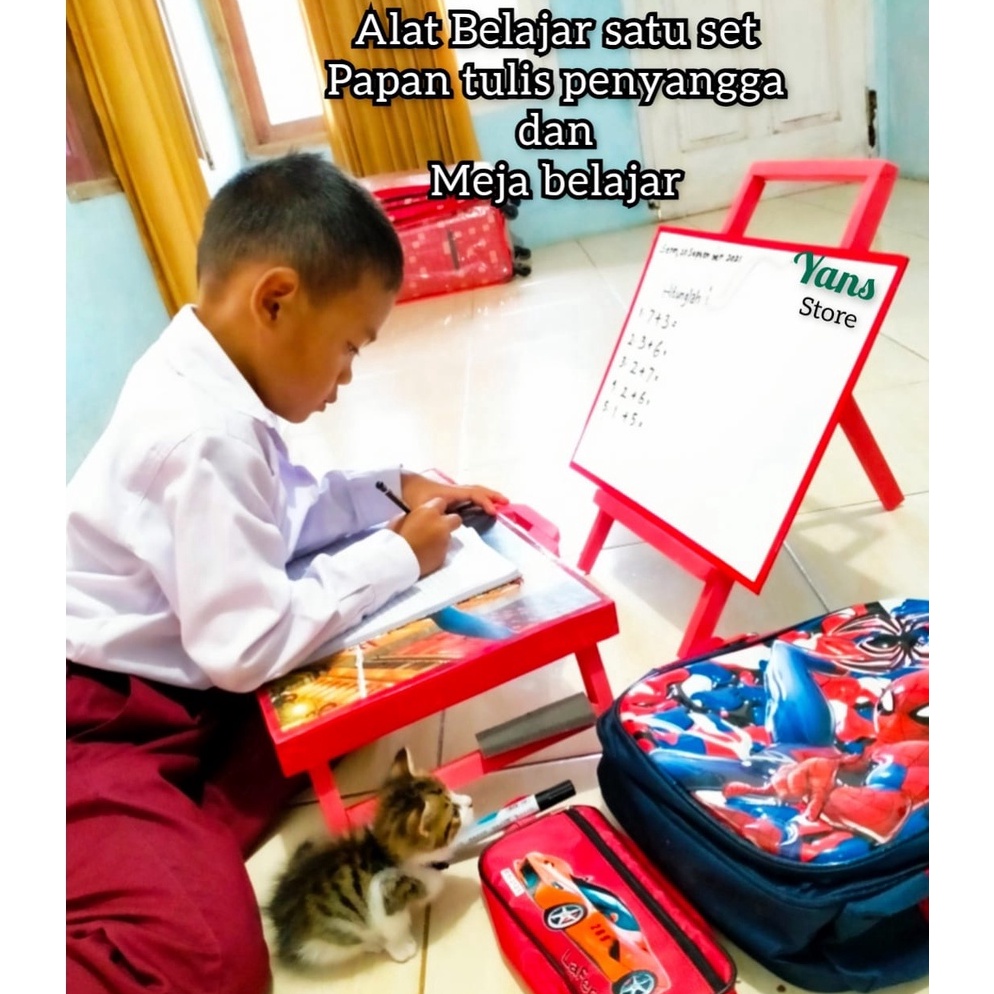 

KODE Q95B 1 set paket hemat alat tulispapn tulis penyangga 3x4meja belajar karakterpapan tulis murahpapantulis karakterwhite boardpapn tulis lengkap dan murah