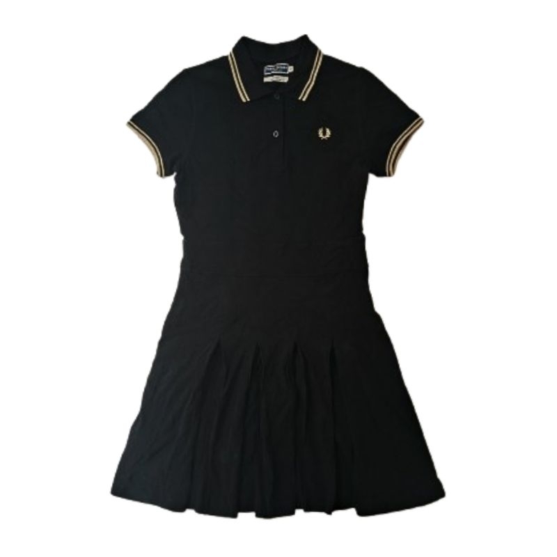 Dress / Gaun Rok Poloshirt Fred Perry Reissues Plated Pique Tennis Twin Tipped Women Wanita Preloved