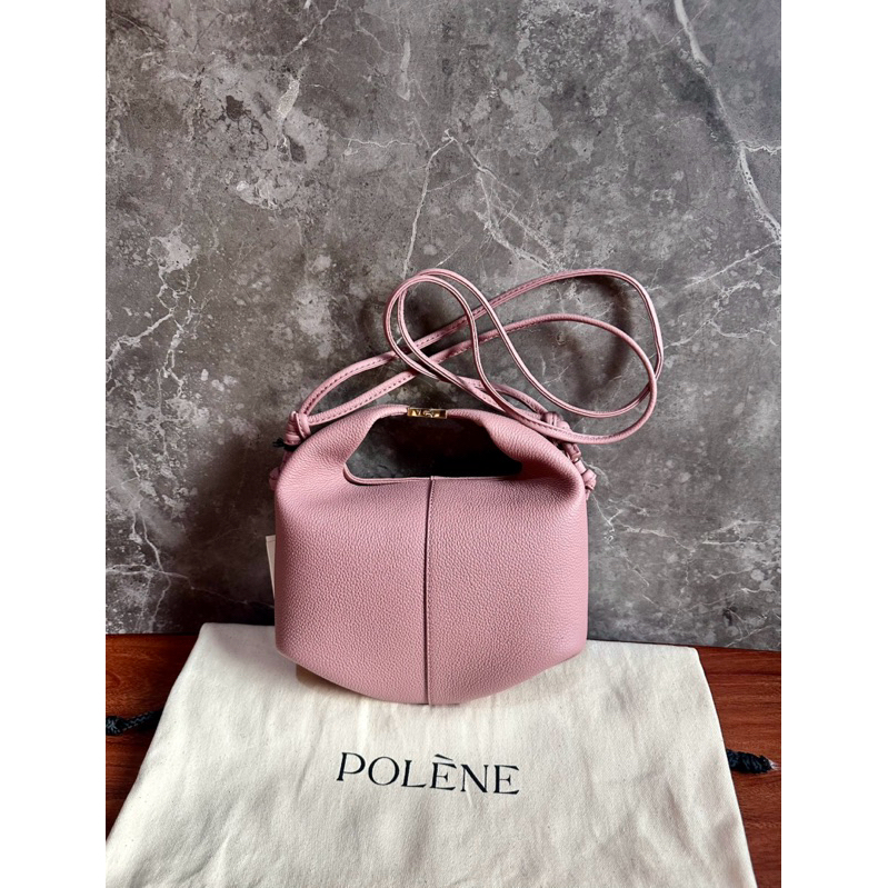 READY SALE BRAND NEW Polene beri in lilac crossbody leather bag authentic original paris