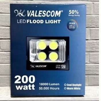 Valescom Lampu Sorot LED COB 200w 200watt Floodlight SNI