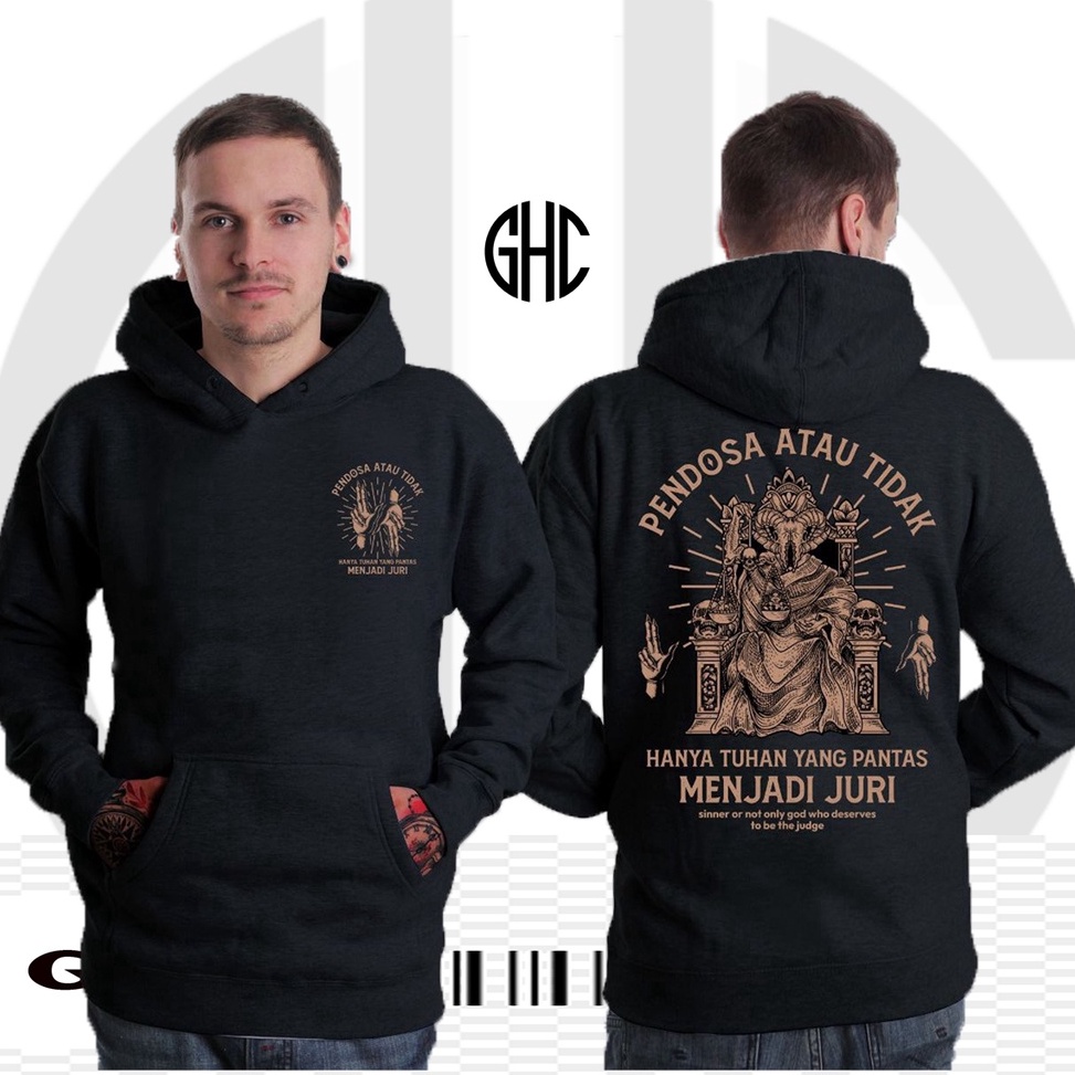 KODE I32R Hoodie Pendosa Atau Tidak Pluralisme Hodie Satanic Sweater Hudie Pria Distro