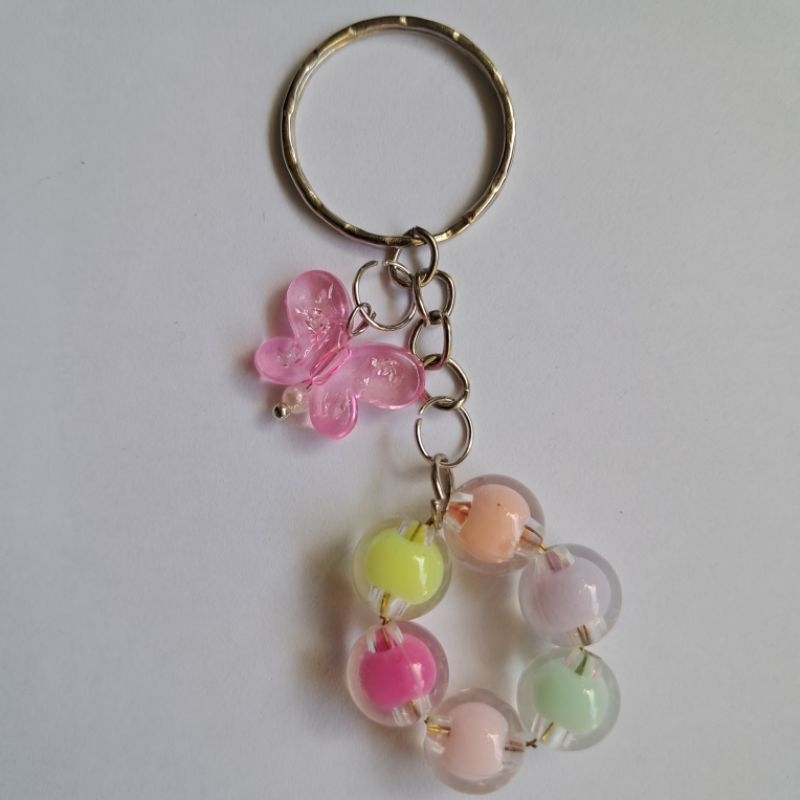 Gantungan kunci / Gantungan tas / manik manik / mote / akrilik