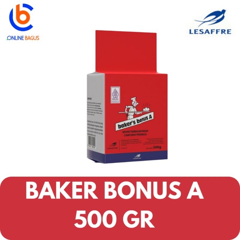 

BAKER'S BONUS A (500gr) kemasan baru ragi instant pelembut kue