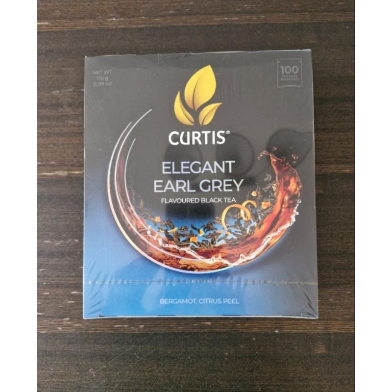 

Curtis Elegant Earl Gray (Bergamot, Citrus Peel) - isi 100 tea bag