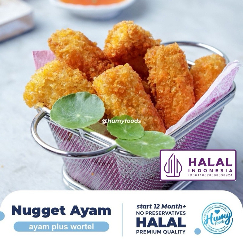 

NUGGET AYAM WORTEL MPASI HOMEMADE (+/-250gr) Tanpa pengawet