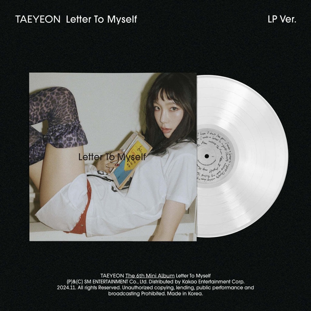 [READY] Taeyeon (SNSD) - Letter To Myself (Vinyl LP) [6th Mini Album]