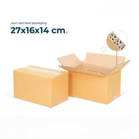 

(5 Pcs)Box Packing Barang27x16x14 Cm Kardus Kertas A1 Dus Hampers Parcel Doublewall Tebal