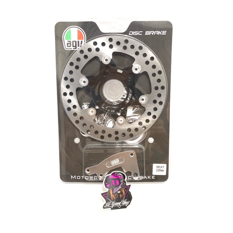 Disc Break / Piringan Cakram Depan 220mm Agv Beat Vario Scoopy Cakram Depan Vario Beat Scoopy 220mm