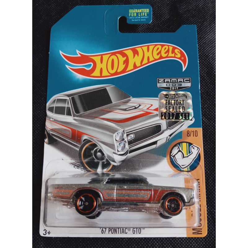 HOT WHEELS '67 PONTIAC GTO ZAMAC FACTORY SEALED