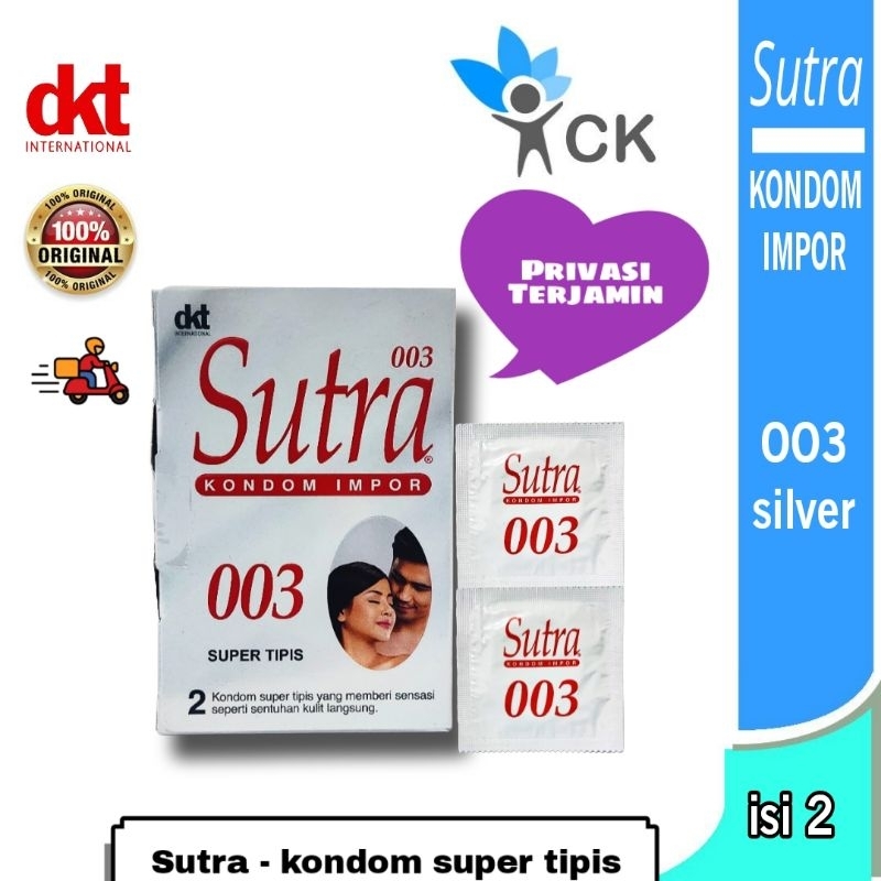 Sutra 003 - KONDOM IMPOR - Kondom super tipis privasi terjamin