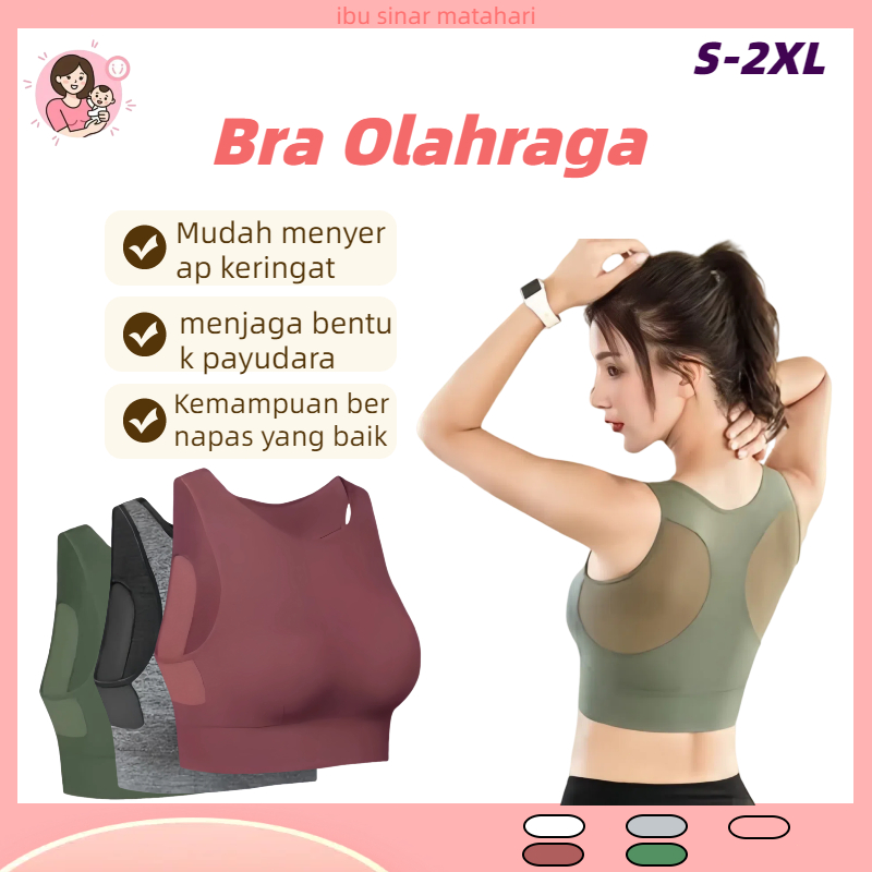 Bra Olahraga Push Up Bra Olahraga Pakaian Dalam Wanita Korset Nyaman Bra Yoga 8330