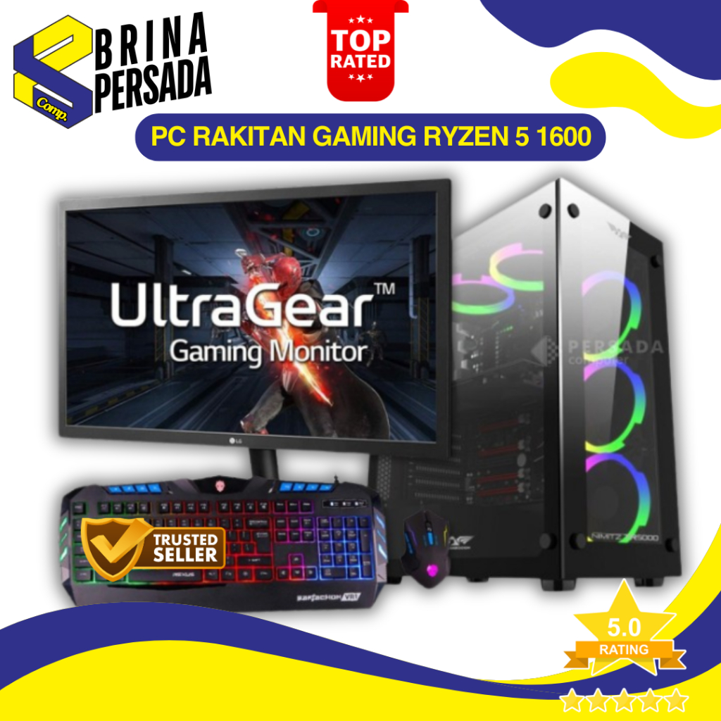 PC Rakitan Gaming Ryzen 5 1600