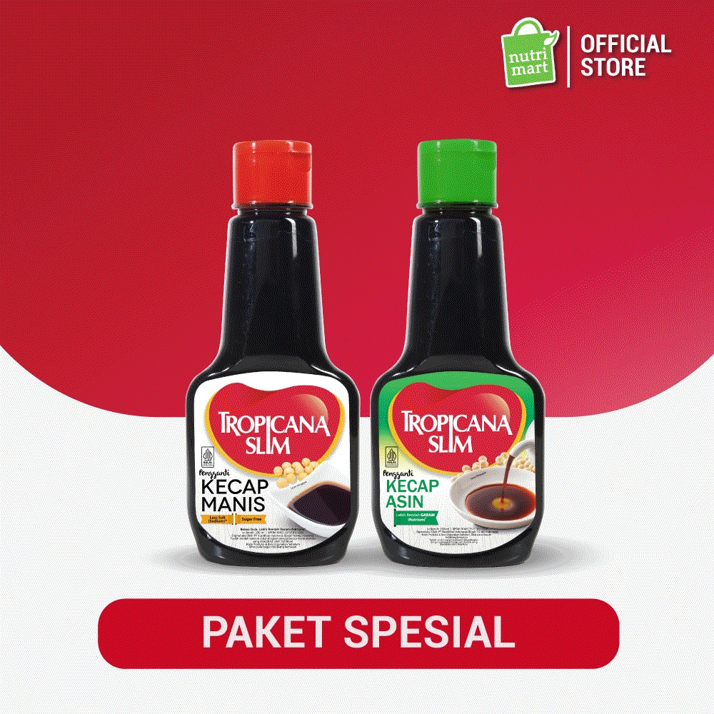 

Paket Kecap Sehat - Topicana Slim Kecap Manis & Tropicana Slim Kecap Asin