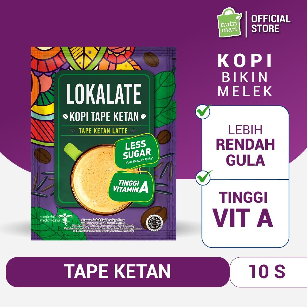 

Spesial Promo - Lokalate Kopi Tape Ketan 10 Sachet - Expired Kurang dari 6 Bulan