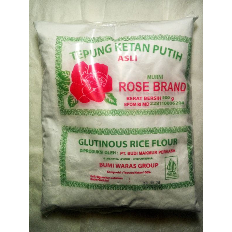 

Tepung Ketan Putih Rose Brand 500g